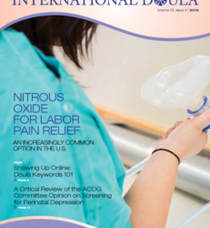 International Doula Features Article on Nitrous Oxide in Labor