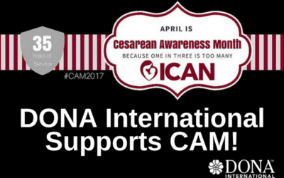 One in Three is Too Many – DONA International Recognizes Cesarean Awareness Month