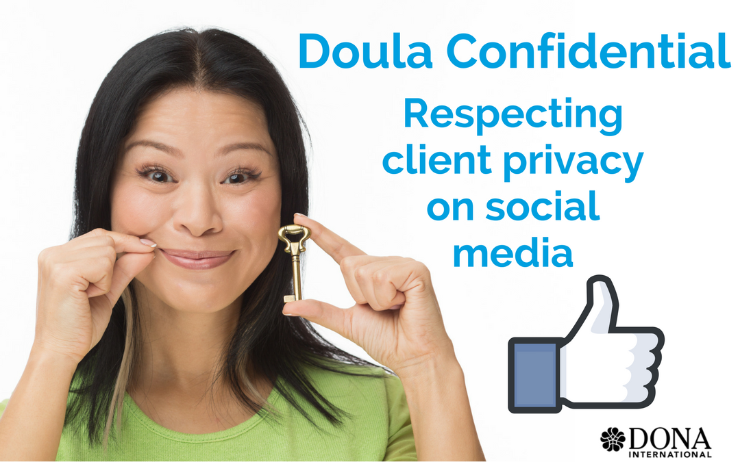 Doula Confidential! Respecting Client Privacy on Social Media