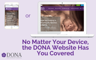 Seven Ways the DONA Website Helps You Be a Better Doula!